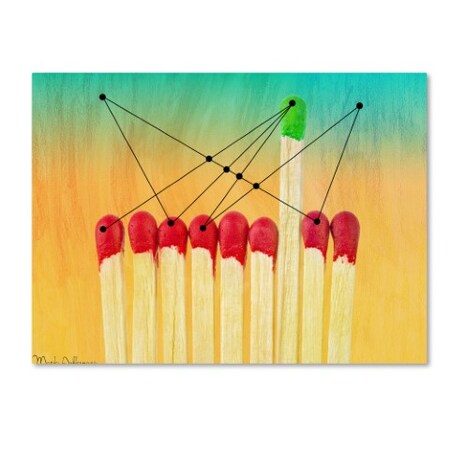 Trademark Fine Art Mark Ashkenazi 'Matches 1' Canvas Art, 14x19 ALI7867-C1419GG